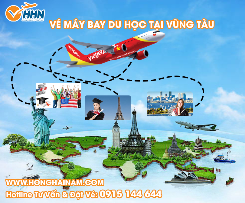 Mua Vé Máy Bay Du Học Tại Vũng Tàu - Đặt Vé Máy Bay Quốc Tế Giá Rẻ Tại Hồng Hải Nam